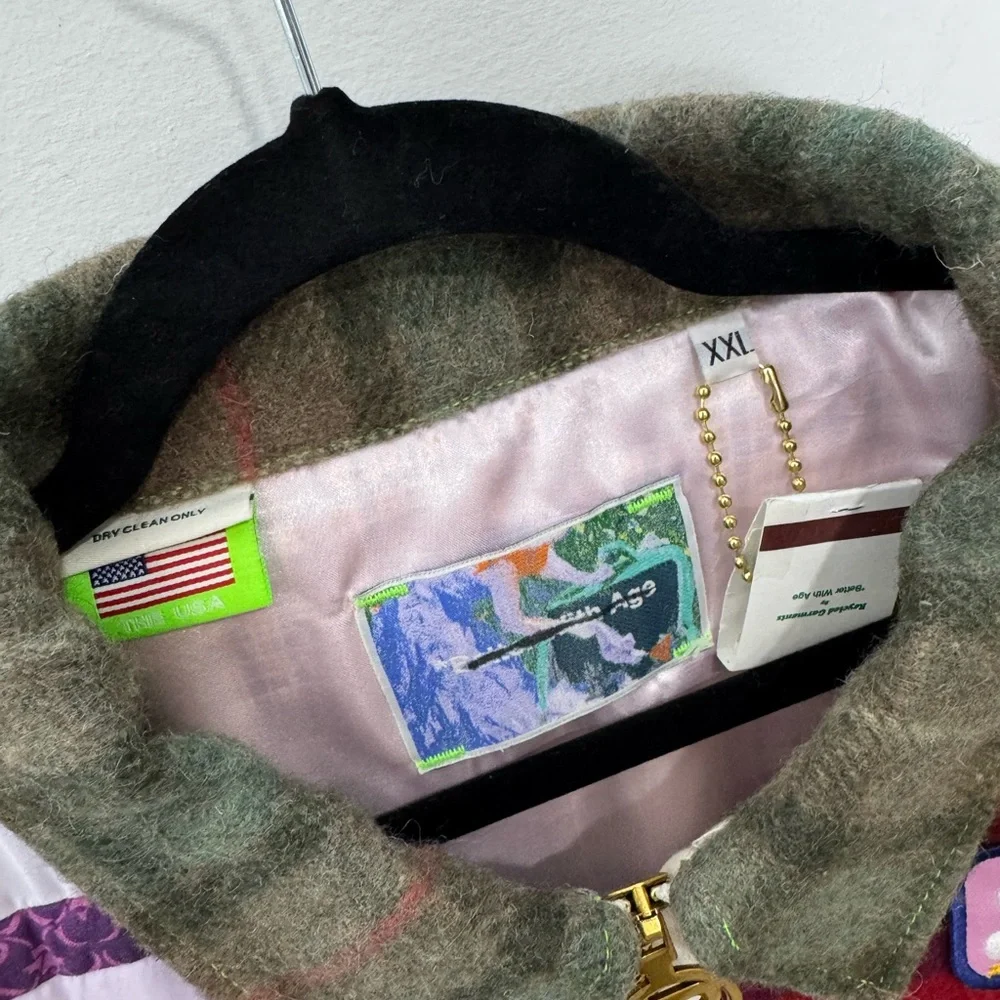 Better With Age Detroit Blanket Jacket Multi Men’s XXL - Picture 3 of 5